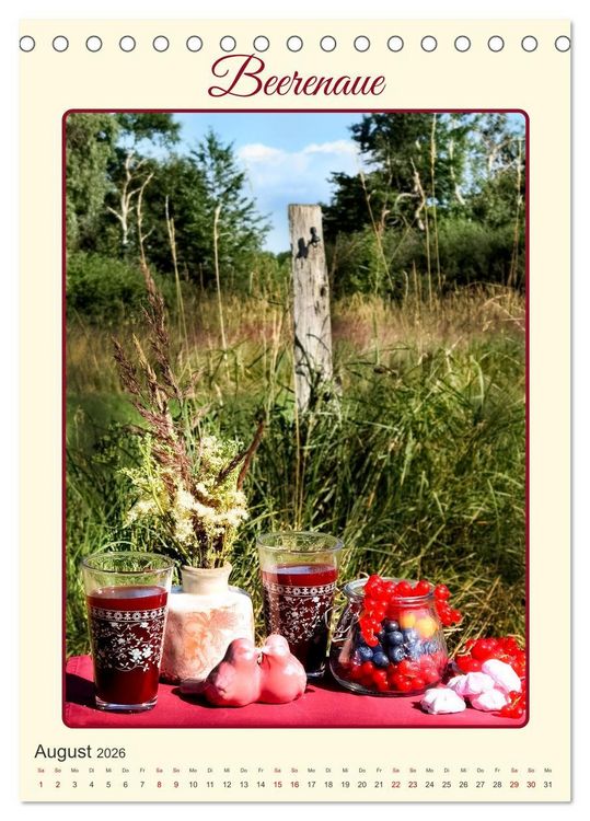 Produktbild: Aus Liebe: Picknick f&uuml;r Zwei (Tischkalender 2026 DIN A5 hoch), CALVENDO Monatskalender