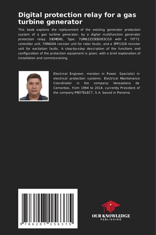 Produktbild: Digital protection relay for a gas turbine generator