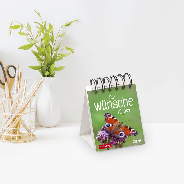 Produktbild: 365 W&uuml;nsche f&uuml;r dich Mini-Geschenkkalender 2026