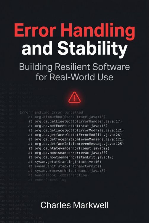 Produktbild: Error Handling and Stability: Building Resilient Software for Real-World Use