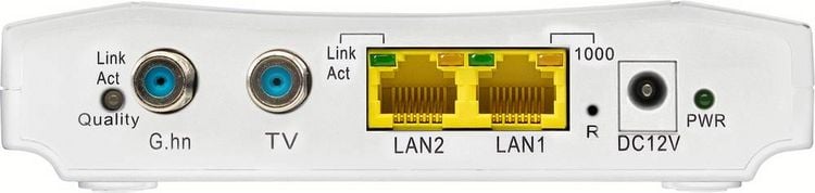 Produktbild: Axing Peer-to-Peer 1800 Ethernet over Coax IP-Einspeiser