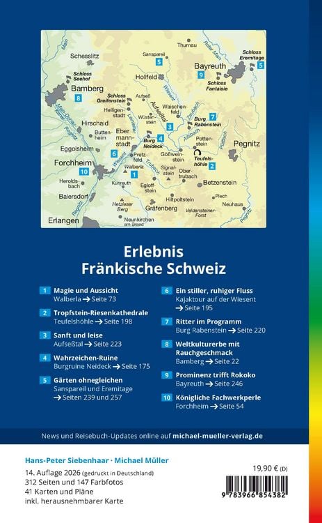 Produktbild: MICHAEL M&Uuml;LLER Reisef&uuml;hrer Fr&auml;nkische Schweiz