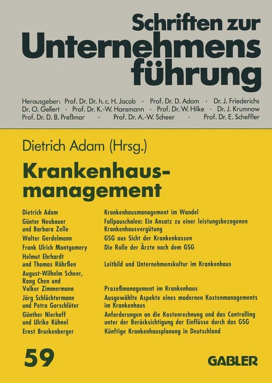 Produktbild: Krankenhausmanagement