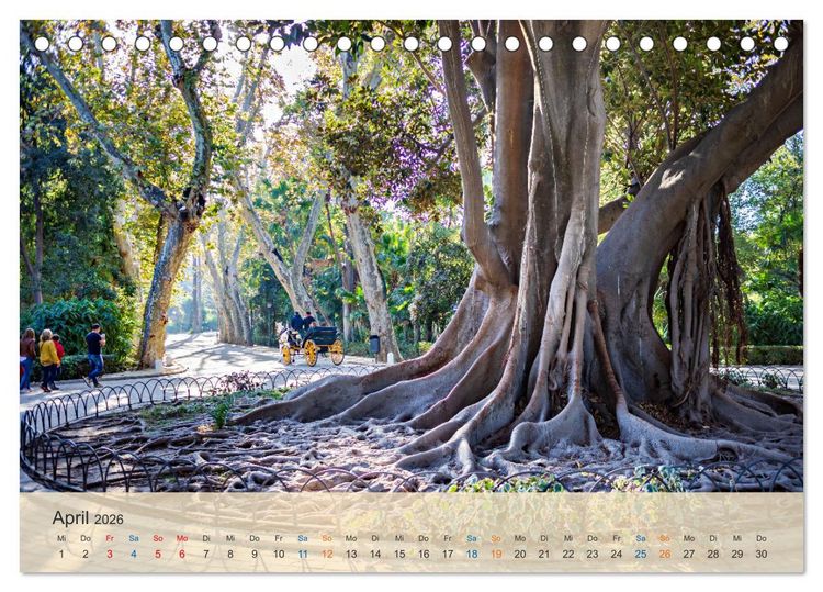 Produktbild: Sevilla - die andalusische Hauptstadt (Tischkalender 2026 DIN A5 quer), CALVENDO Monatskalender