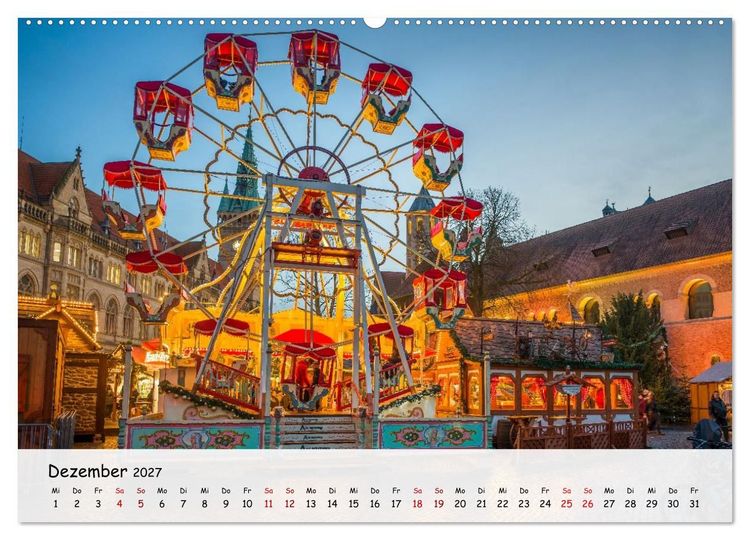 Produktbild: Braunschweig - Stadt des L&ouml;wen (hochwertiger Premium Wandkalender 2027 DIN A2 quer), Kunstdruck in Hochglanz