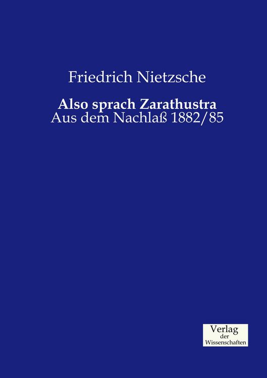 Produktbild: Also sprach Zarathustra