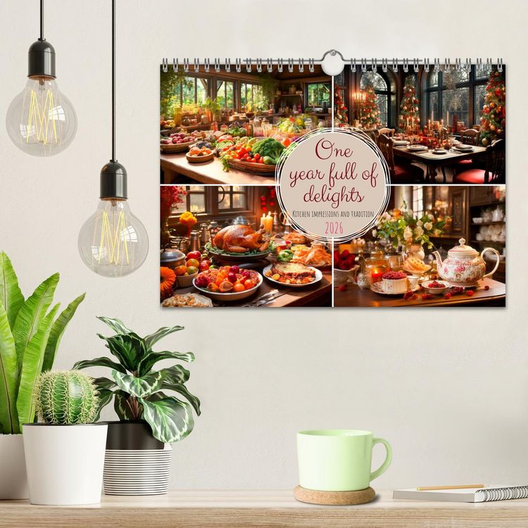 Produktbild: One year full of delights (Wall Calendar 2026 DIN A4 landscape), CALVENDO 12 Month Wall Calendar