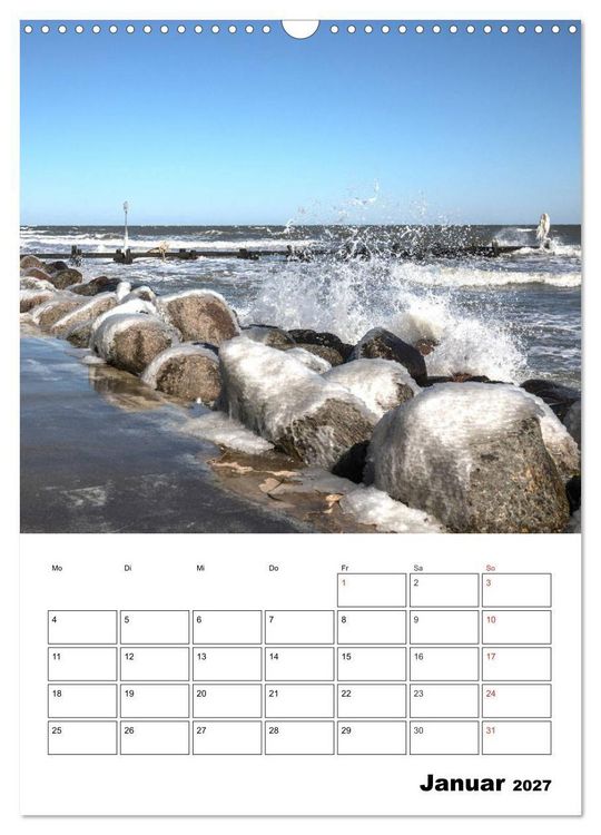 Produktbild: Ostsee. Urlaubsfeeling pur (Wandkalender 2027 DIN A3 hoch), CALVENDO Monatskalender