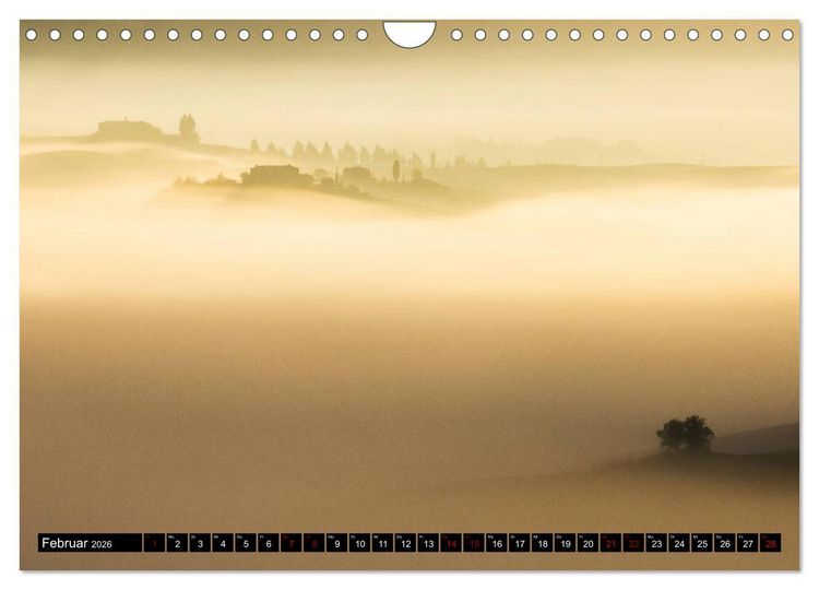 Produktbild: Toskana - Inseln im Nebel (Wandkalender 2026 DIN A4 quer), CALVENDO Monatskalender