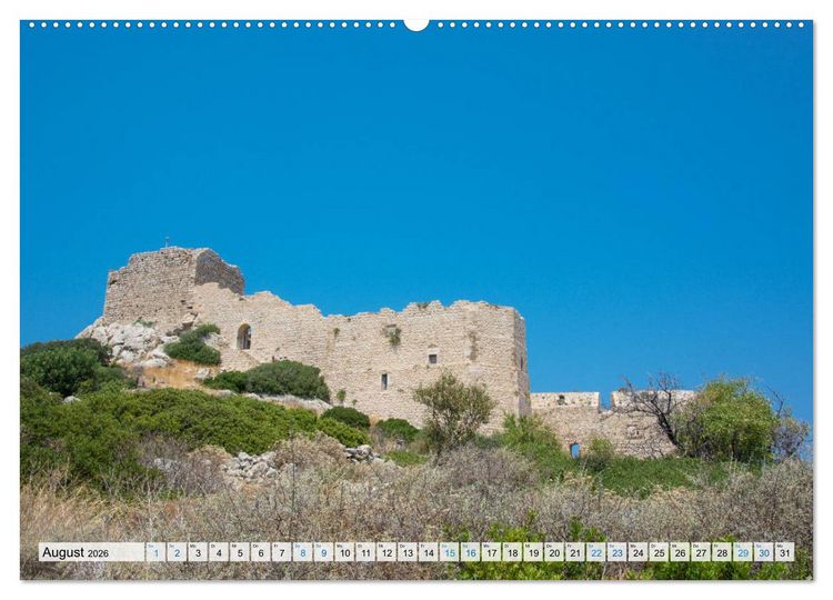 Produktbild: Rhodos - Traumhafter S&uuml;den (Wandkalender 2026 DIN A2 quer), CALVENDO Monatskalender