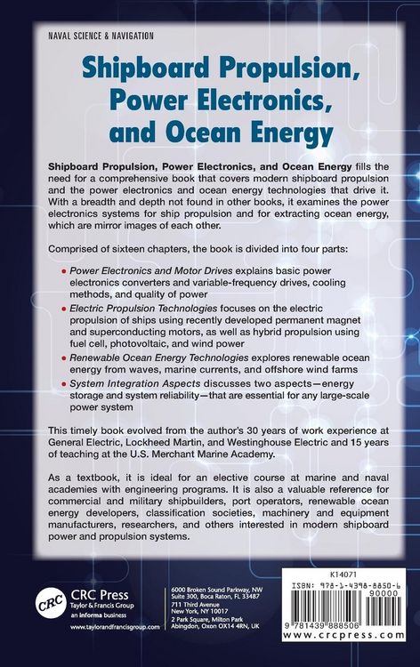 Produktbild: Shipboard Propulsion, Power Electronics, and Ocean Energy