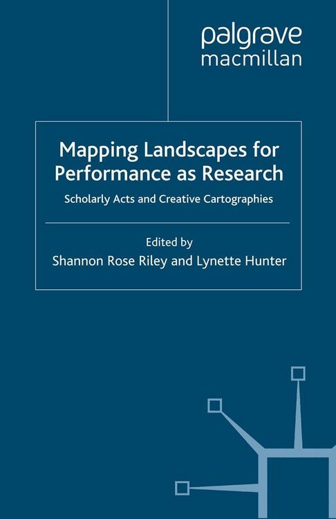 Produktbild: Mapping Landscapes for Performance as Research