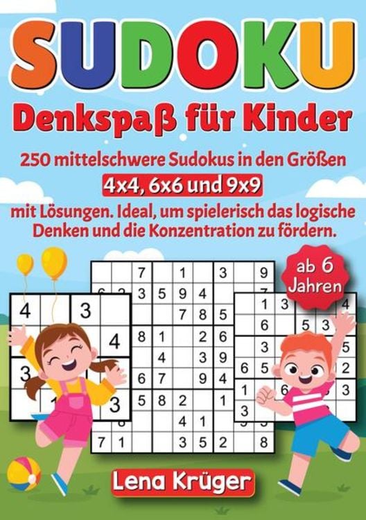 Produktbild: Sudoku Denkspa&szlig; f&uuml;r Kinder ab 6 Jahren