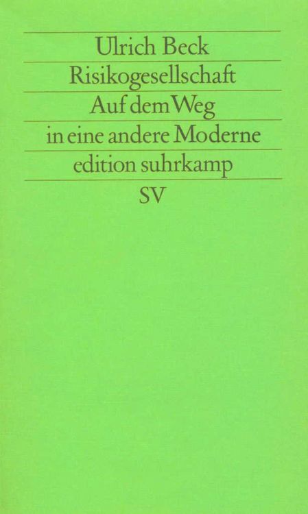 Produktbild: Risikogesellschaft