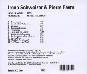 Produktbild: Irene schweizer & Pierre Favre