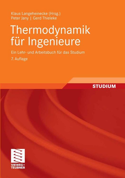Produktbild: Thermodynamik f&uuml;r Ingenieure