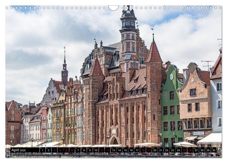 Produktbild: Farbenfrohe H&auml;user, Wohnen in Europa (Wandkalender 2026 DIN A3 quer), CALVENDO Monatskalender