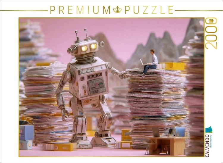 Produktbild: CALVENDO Puzzle Kann das nicht die KI machen? | 2000 Teile Lege-Gr&ouml;&szlig;e 90x67cm Foto-Puzzle f&uuml;r gl&uuml;ckliche Stunden