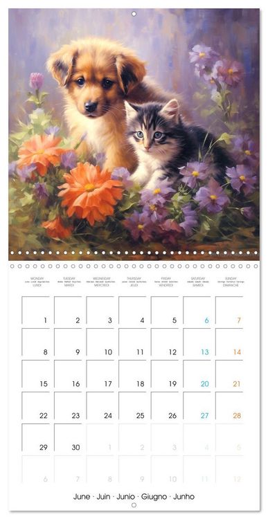 Produktbild: Instants craquants (Calendrier mural carr&eacute; 2026 30x30 cm) Calendrier double avec une page pour vos prises de notes