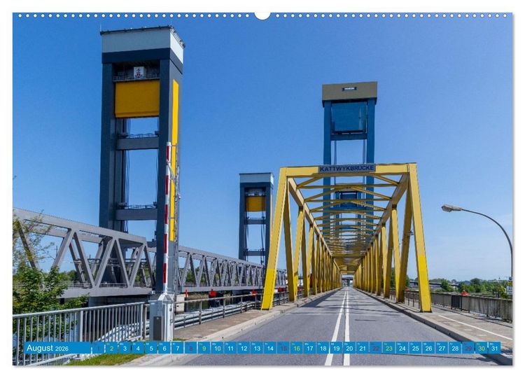 Produktbild: Br&uuml;cken im deutschsprachigen Raum (hochwertiger Premium Wandkalender 2026 DIN A2 quer), Kunstdruck in Hochglanz