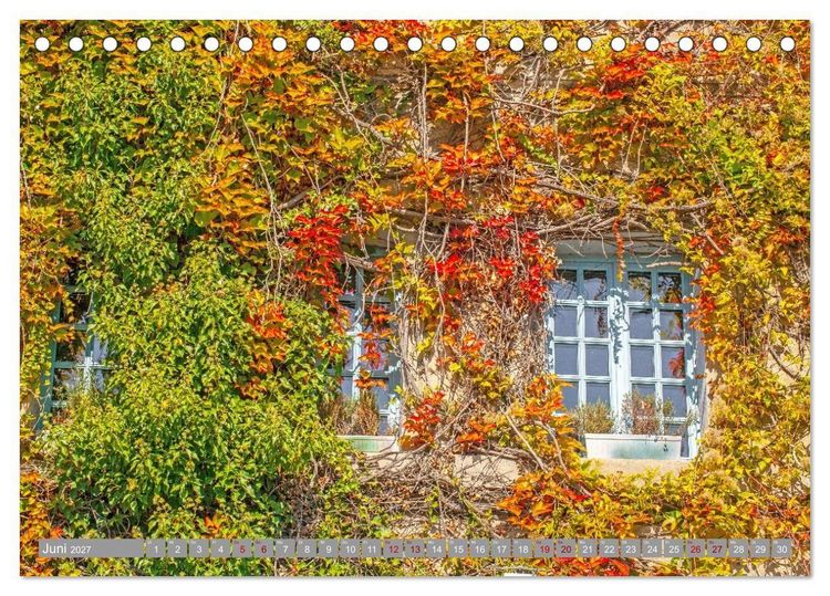 Produktbild: Herbst. Die letzten Farben des Jahres (Tischkalender 2027 DIN A5 quer), CALVENDO Monatskalender