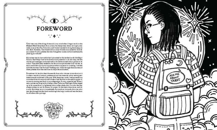 Produktbild: Modern Witch Tarot Coloring Book