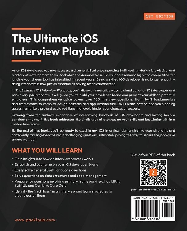 Produktbild: The Ultimate iOS Interview Playbook