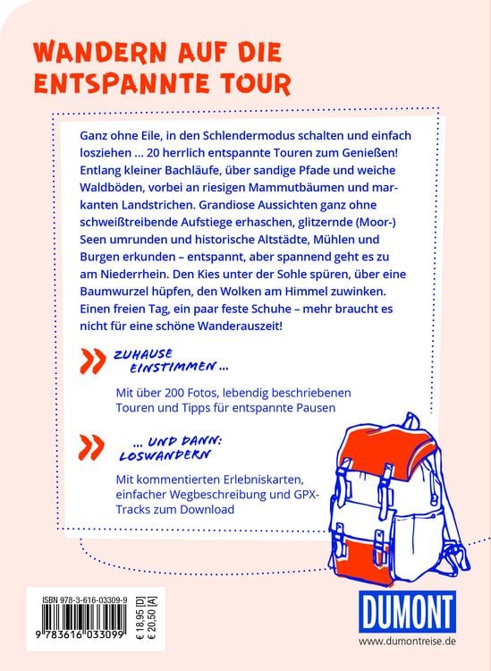 Produktbild: DUMONT Wanderzeit am Niederrhein
