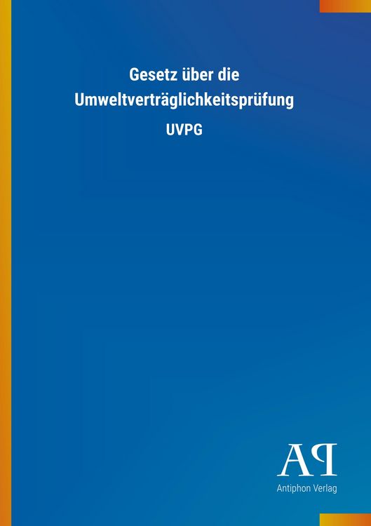 Produktbild: Gesetz &uuml;ber die Umweltvertr&auml;glichkeitspr&uuml;fung
