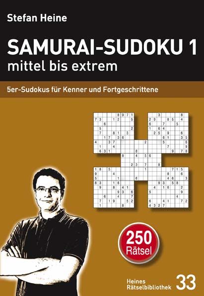 Produktbild: Samurai-Sudoku 1 mittel bis extrem