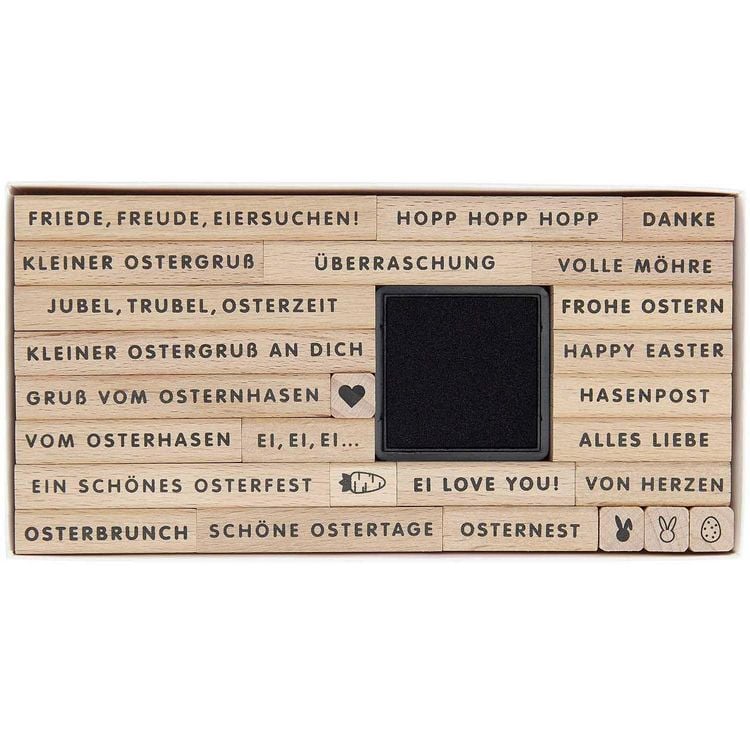 Produktbild: Stempelset Frohe Ostern, 26 Stempel