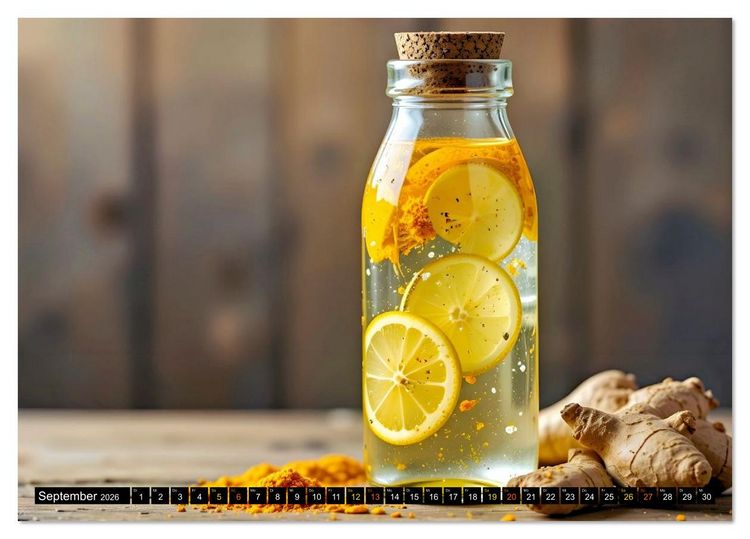 Produktbild: Eiskalt erwischt - Aromawasser (Tischkalender 2026 DIN A5 quer), CALVENDO Monatskalender