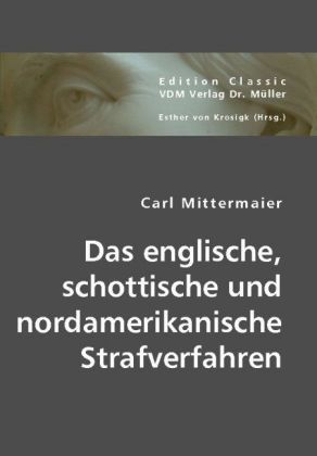 Produktbild: Das englische, schottische und nordamerikanische Strafverfahren