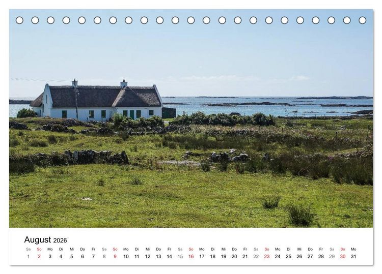 Produktbild: Irland wie gemalt (Tischkalender 2026 DIN A5 quer), CALVENDO Monatskalender