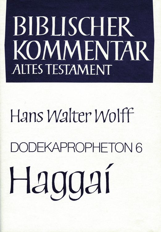 Produktbild: Dodekapropheton 6 - Haggai