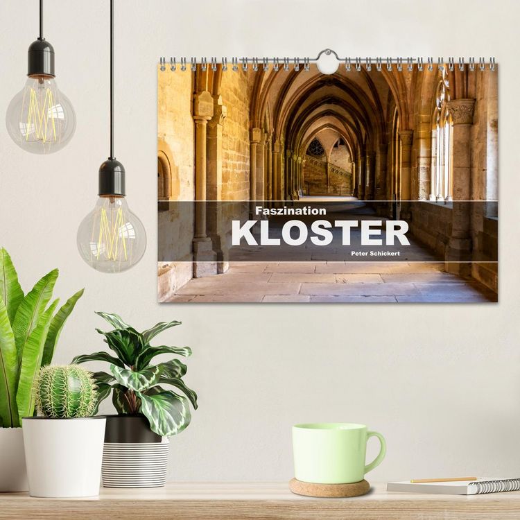 Produktbild: Faszination Kloster (Wandkalender 2026 DIN A4 quer), CALVENDO Monatskalender