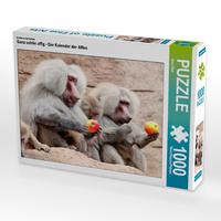 Produktbild: CALVENDO Puzzle Ganz sch&ouml;n affig - Der Kalender der Affen 1000 Teile Lege-Gr&ouml;&szlig;e 64 x 48 cm Foto-Puzzle Bild von Arno Klatt