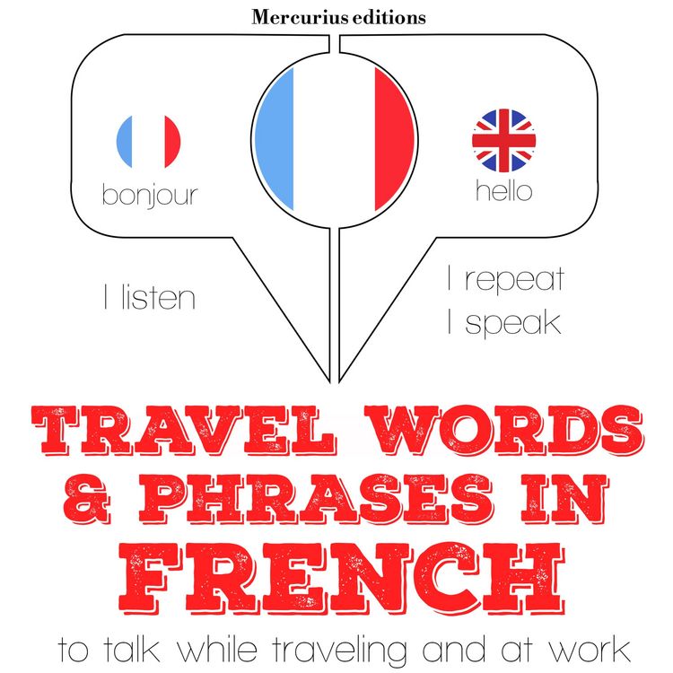 Produktbild: Travel words and phrases in French