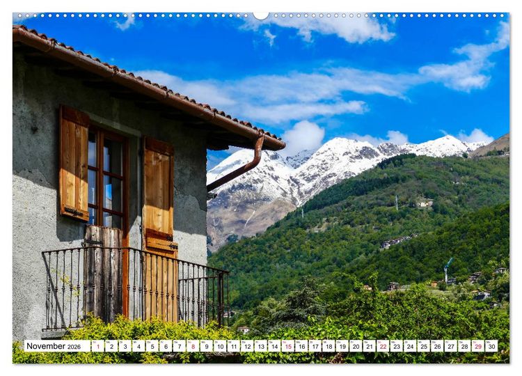 Produktbild: Bezaubernder Comer See (hochwertiger Premium Wandkalender 2026 DIN A2 quer), Kunstdruck in Hochglanz