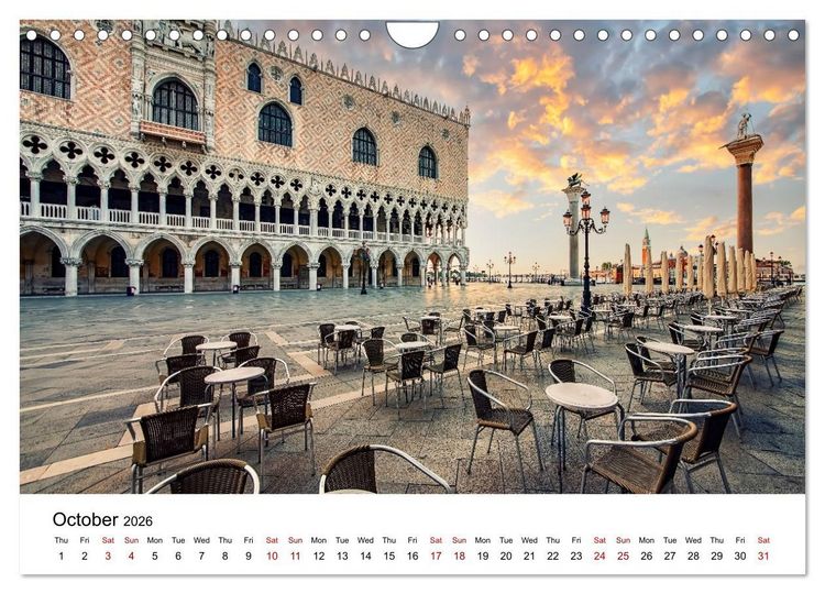 Produktbild: Beautiful Venice (Wall Calendar 2026 DIN A4 landscape), CALVENDO 12 Month Wall Calendar