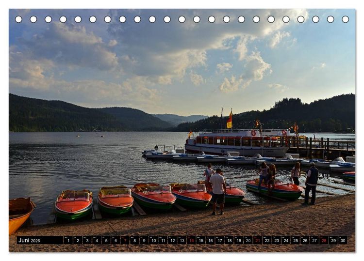 Produktbild: Romantischer Schwarzwald (Tischkalender 2026 DIN A5 quer), CALVENDO Monatskalender