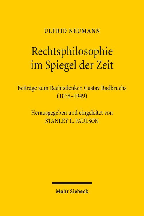 Produktbild: Rechtsphilosophie im Spiegel der Zeit