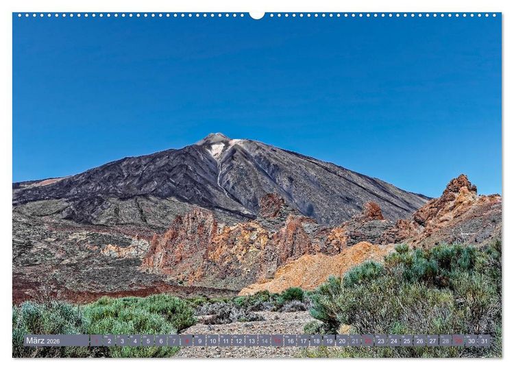 Produktbild: TENERIFFA Kanarischer Inselzauber im Atlantik (Wandkalender 2026 DIN A2 quer), CALVENDO Monatskalender