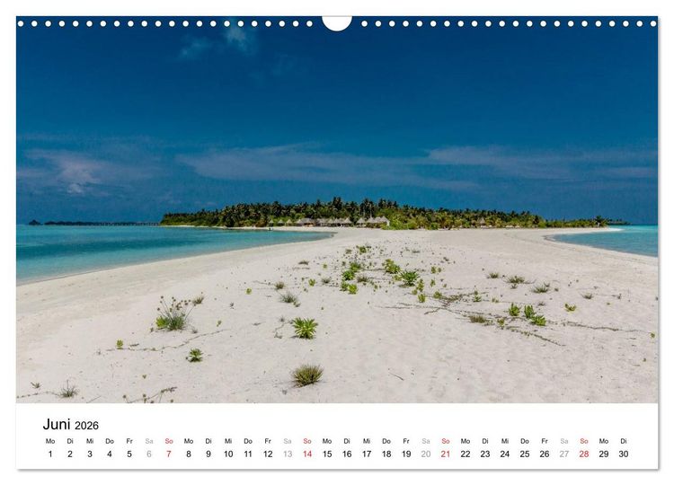 Produktbild: Malediven &ndash; Das Paradies im Indischen Ozean III (Wandkalender 2026 DIN A3 quer), CALVENDO Monatskalender