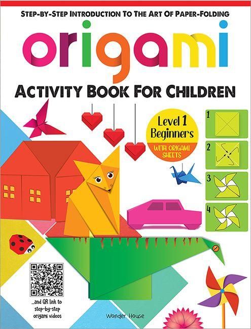 Produktbild: Origami - Step-By-Step Introduction to the Art of Paper-Folding - Activity Book for Children - Level 1: Beginners