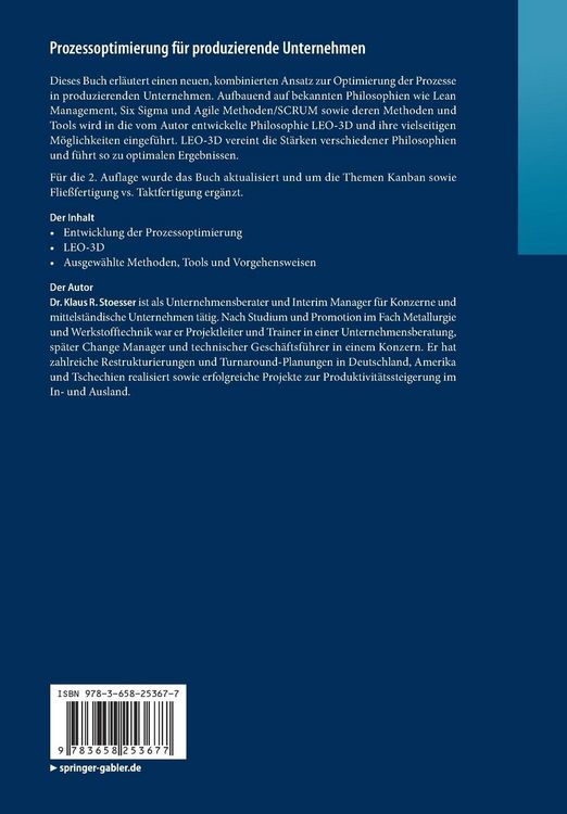 Produktbild: Prozessoptimierung f&uuml;r produzierende Unternehmen