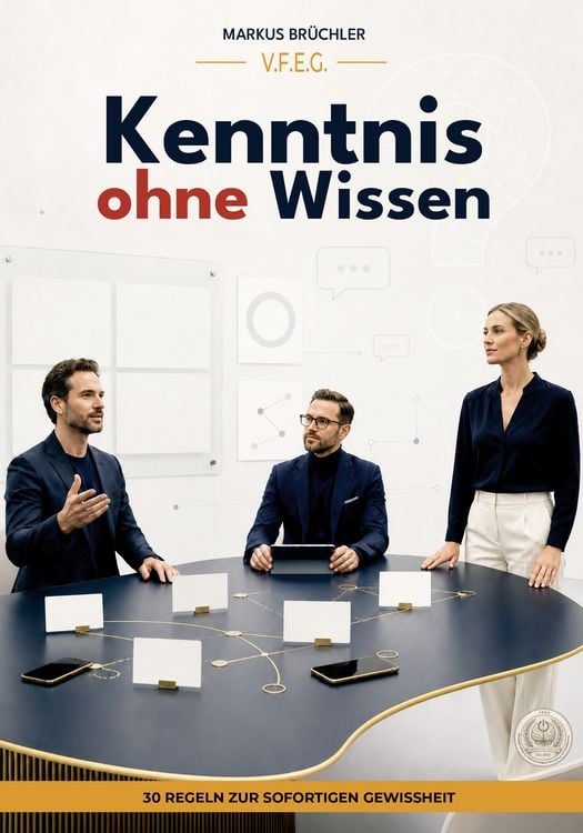 Produktbild: Kenntnis ohne Wissen &ndash; 30 Regeln zur sofortigen Gewissheit (Ein V.F.E.G. &ndash; Buch)