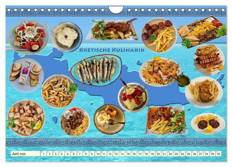Produktbild: Gr&uuml;nde f&uuml;r Urlaub auf Kreta (Wandkalender 2026 DIN A4 quer), CALVENDO Monatskalender