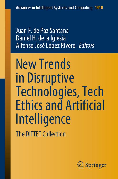 Produktbild: New Trends in Disruptive Technologies, Tech Ethics and Artificial Intelligence