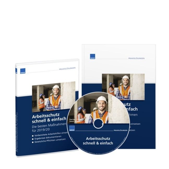 Produktbild: Arbeitsschutz schnell und einfach Die besten Ma&szlig;nahmen f&uuml;r 2019/2020, CD-ROM